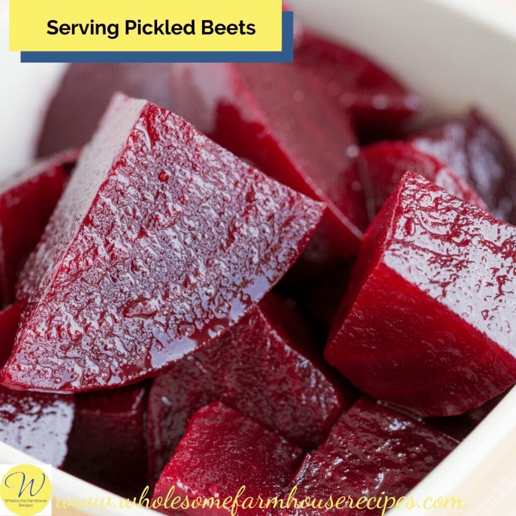 Serving Pickled Beets