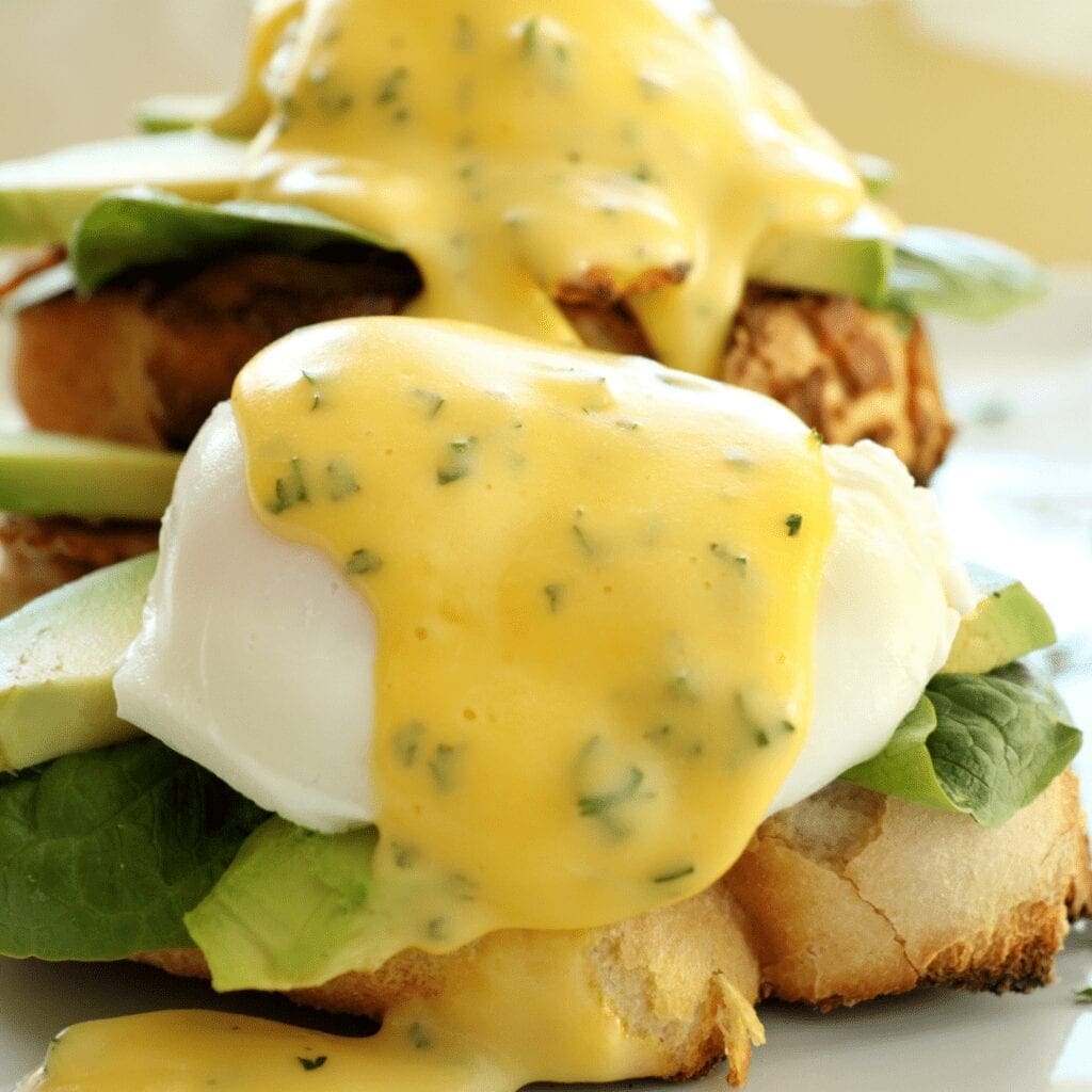 Eggs Benedict on Crispy Toast