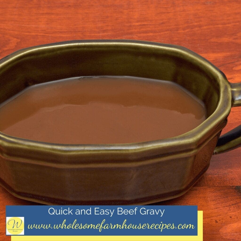 Quick and Easy Beef Gravy