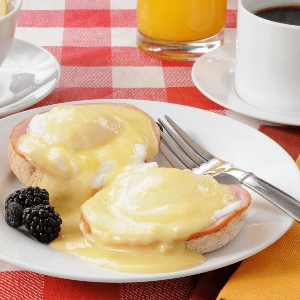 Saucy Eggs Benedict for Breakfast