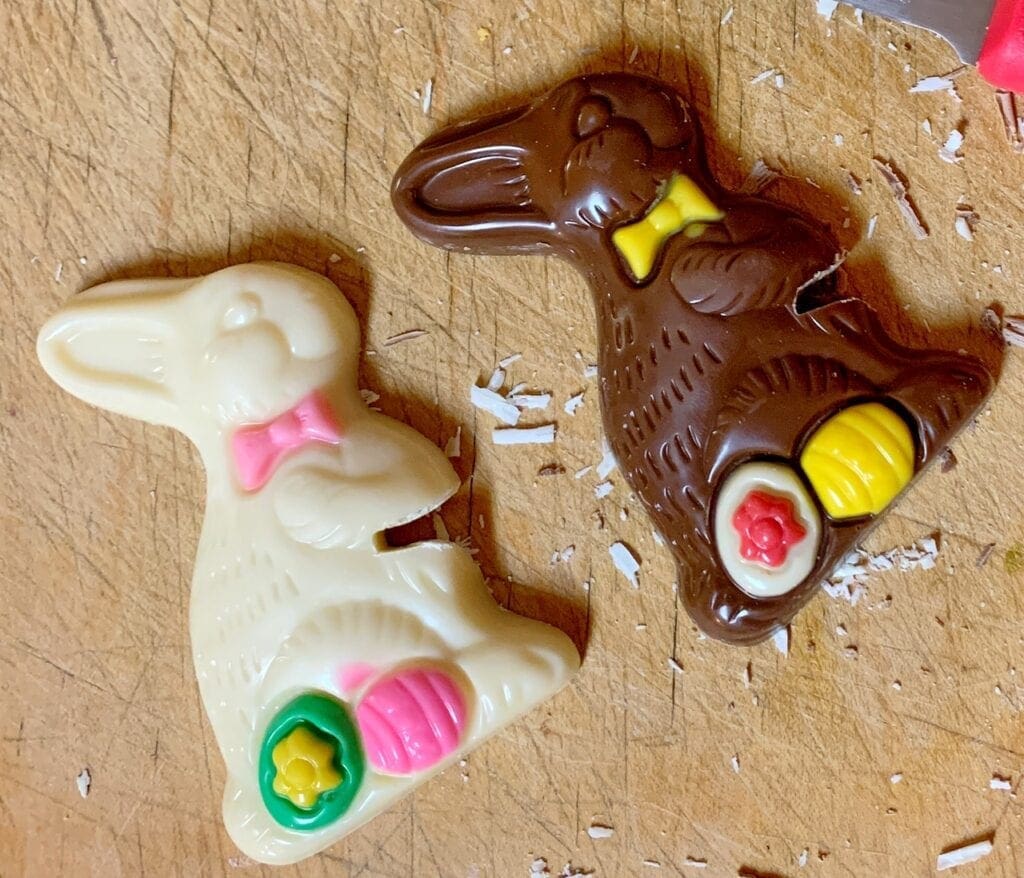 Carving Chocolate Bunnies