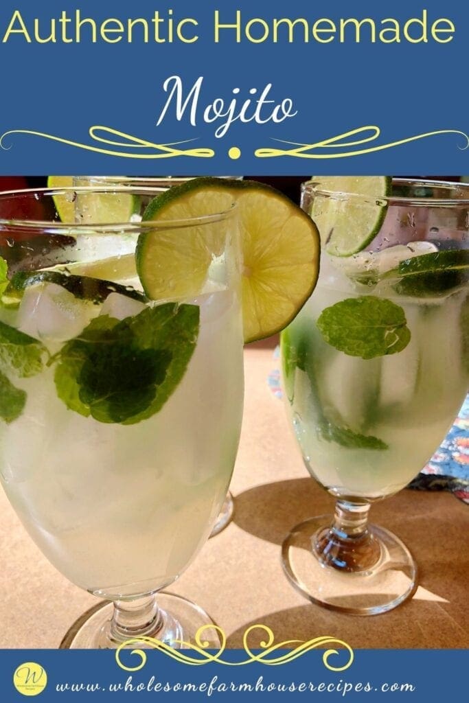 Authentic Homemade Mojito