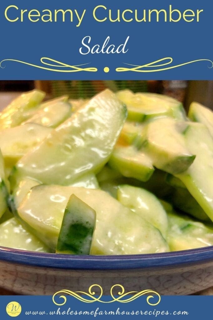 Creamy Cucumber Salad