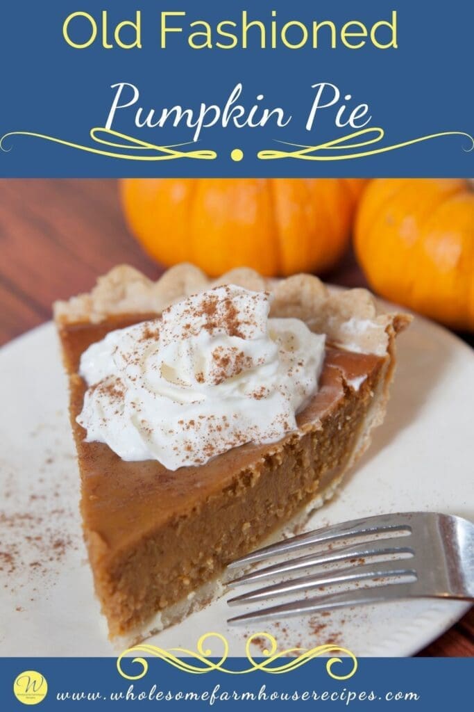 Old Fashioned Pumpkin Pie