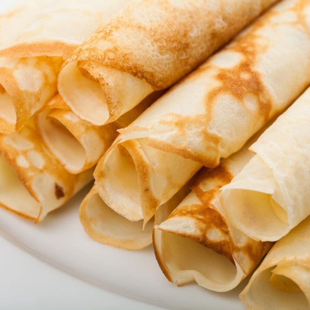 Rolled Thin Crepes