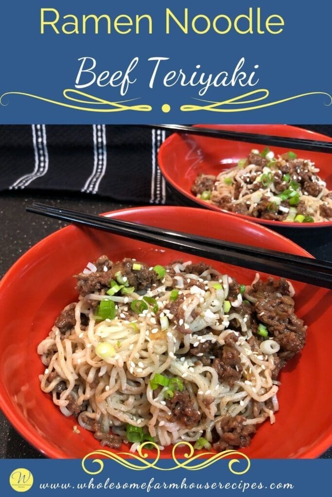 Ramen Noodle Beef Teriyaki