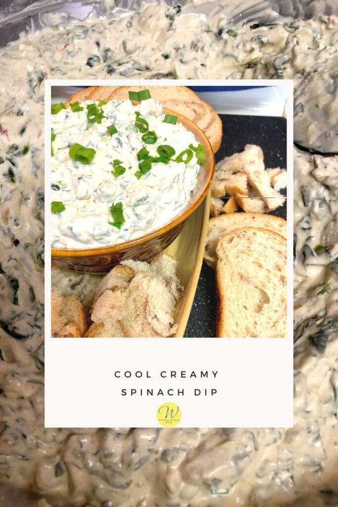 Cool Creamy spinach dip