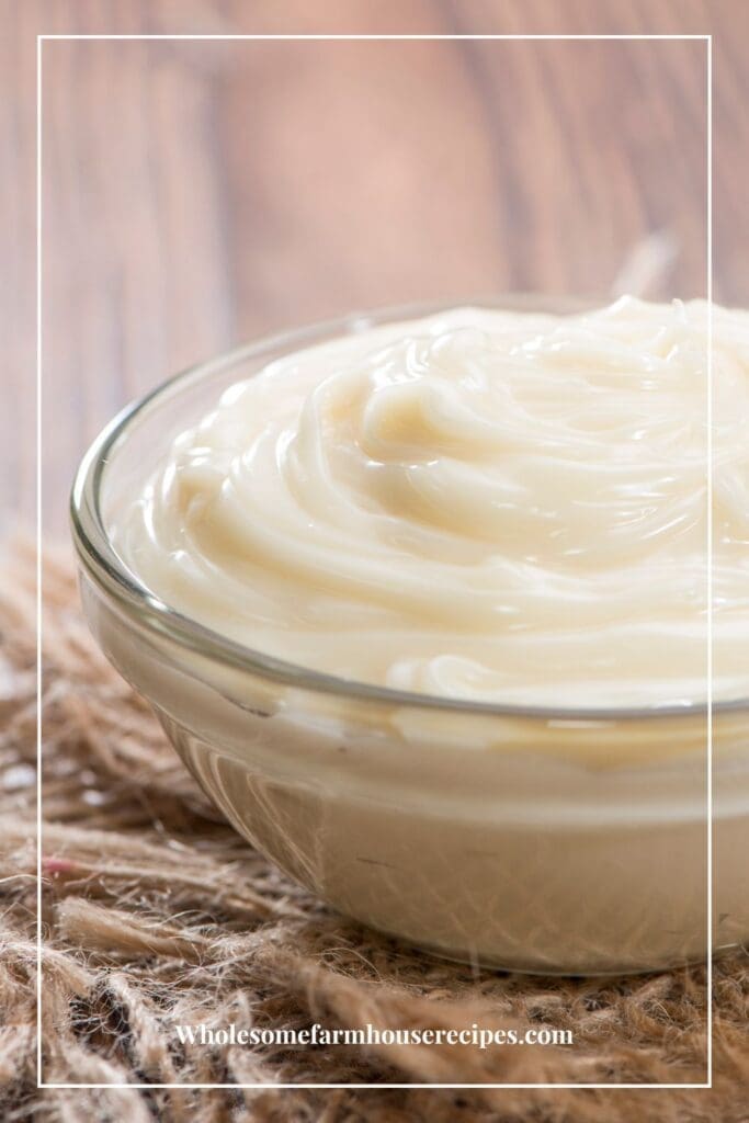 Bowl of Homemade Salad Dressing