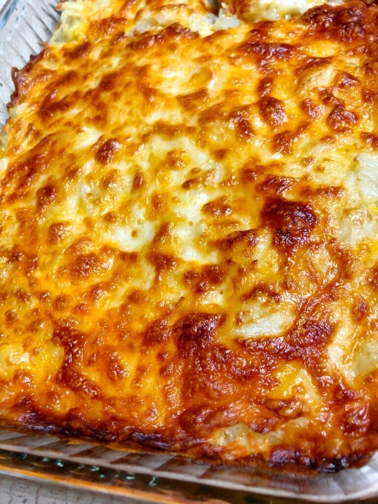 Restaurant style hash brown casserole