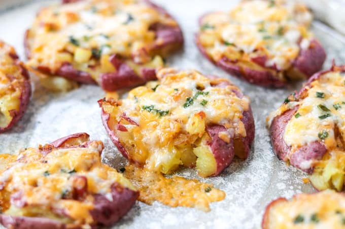 Smashed-Roasted-Cheesy-Potatoes