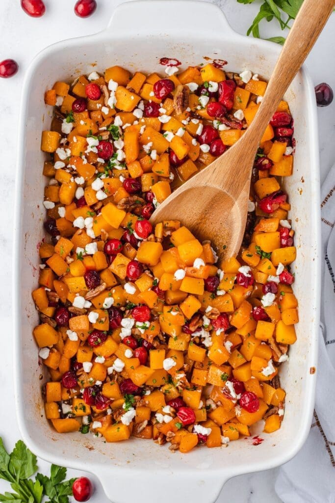 butternut-squash-cranberries-with-goat-cheese