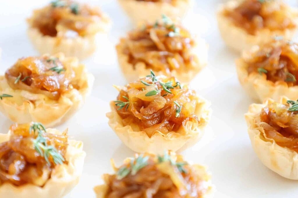 caramelized-onion-tartlets