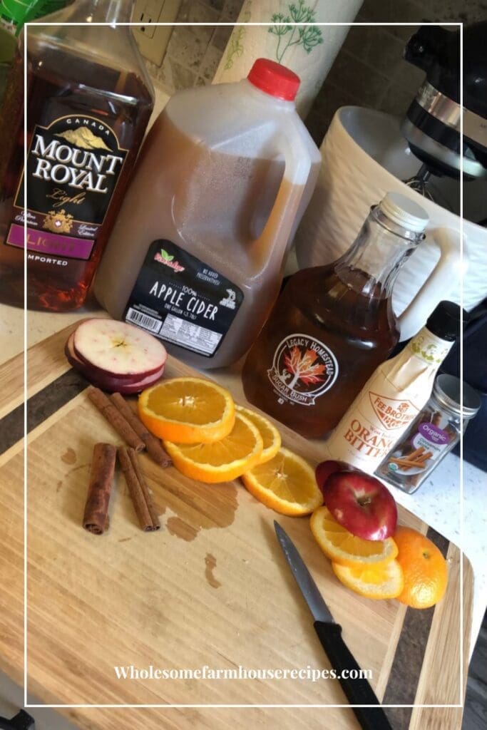 Apple Cider Cocktail Ingredients