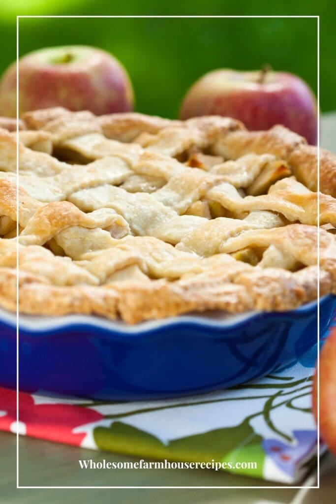 Baked Apple Pie Cooling