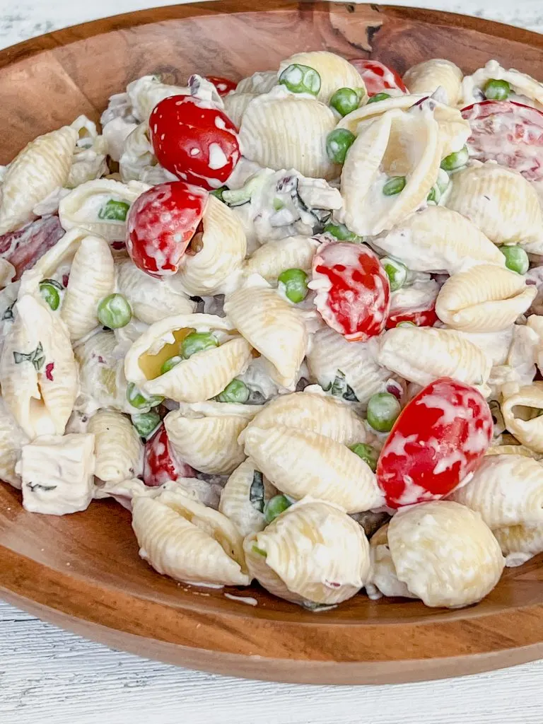 Cold Rotisserie Chicken Pasta Salad