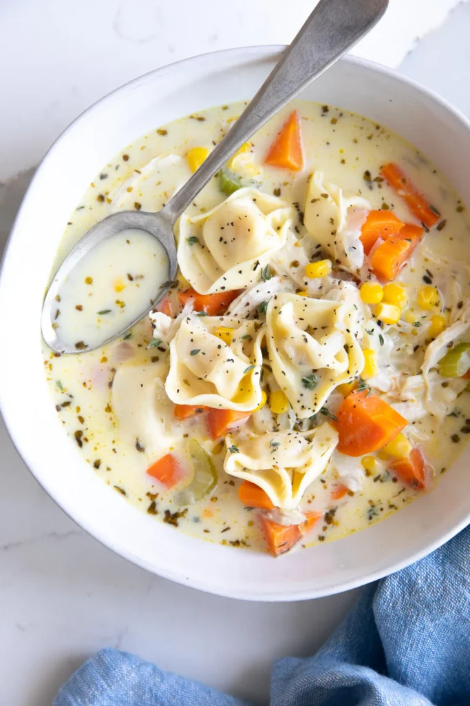 Creamy-Chicken-Tortellini-Soup