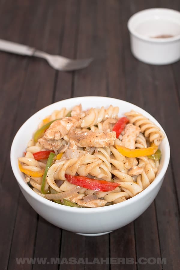 Spicy Rasta Pasta with Chicken