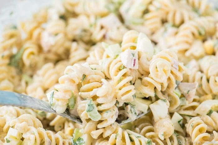 serving chicken-pasta-salad-