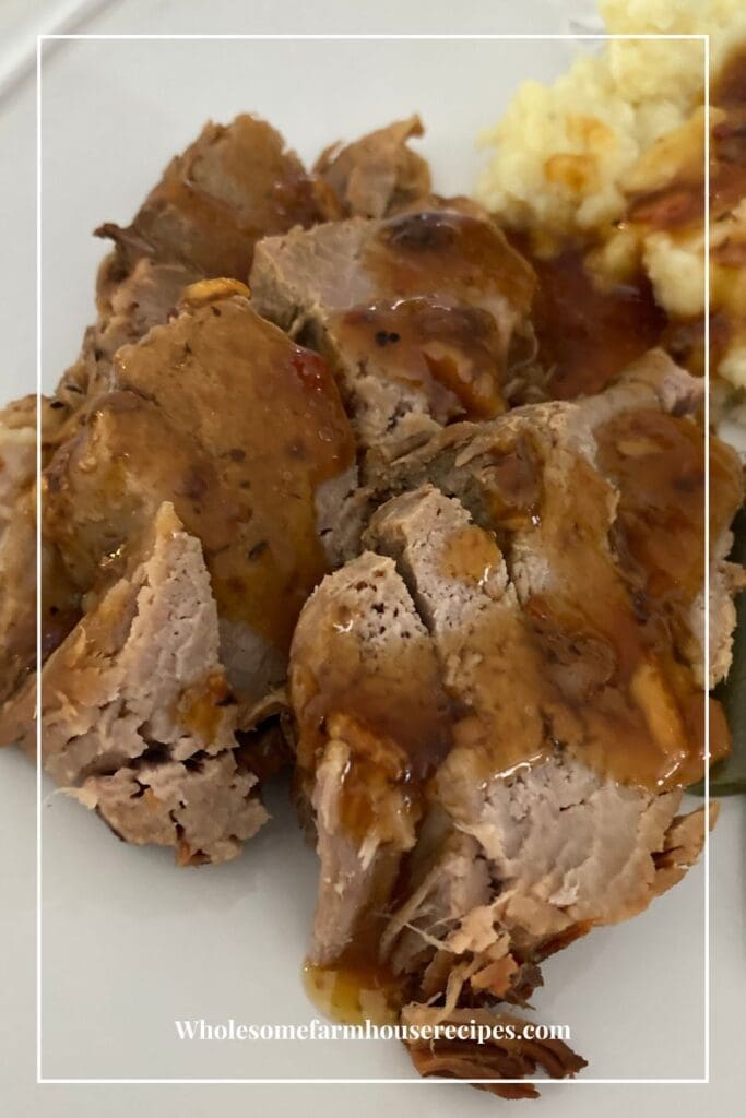 Juicy and Tender Pork Roast with Homemade Gravy