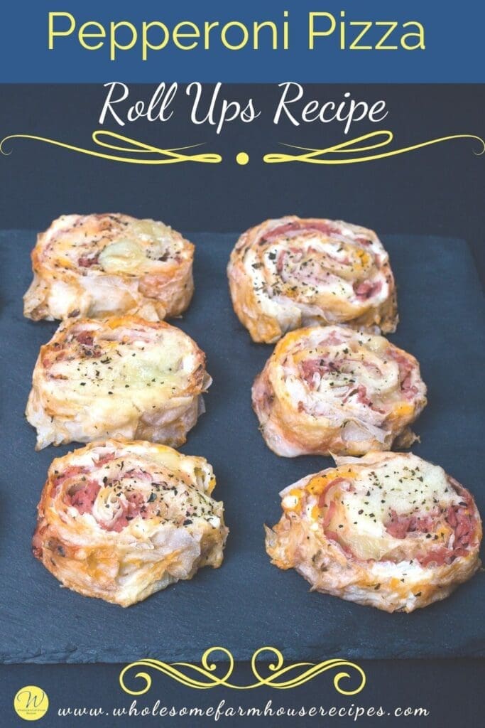 Pepperoni Pizza Roll Ups Recipe