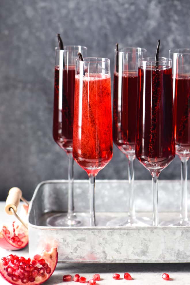 Pomegranate-Vanilla-Sparkling-Wine-Cocktails