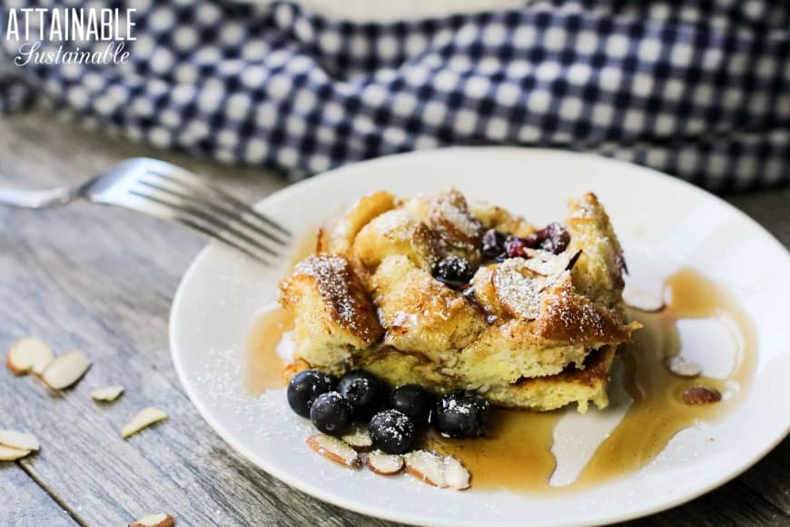 This Easy Blueberry French Toast Casserole is Nice Enough for Company