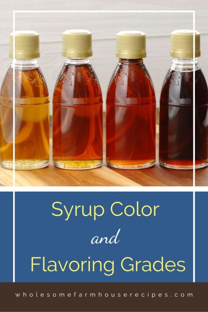 Syrup Color and Flavoring Grades