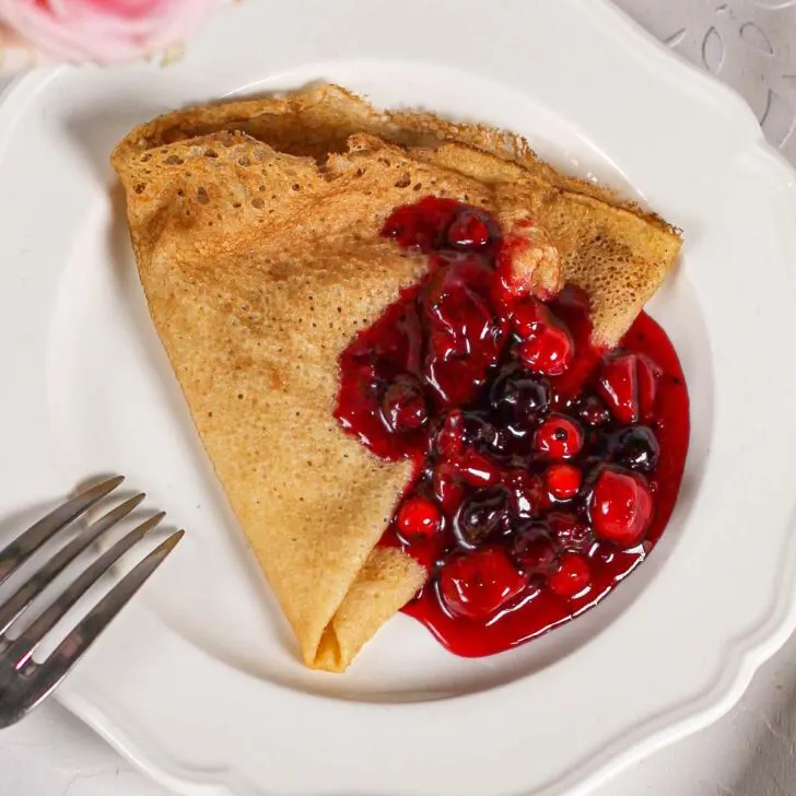 Buttermilk Crepes (Ukrainian Blini)