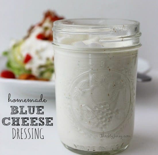 EASY HOMEMADE BLUE CHEESE DRESSING RECIPE