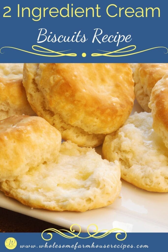 2 Ingredient Cream Biscuits Recipe