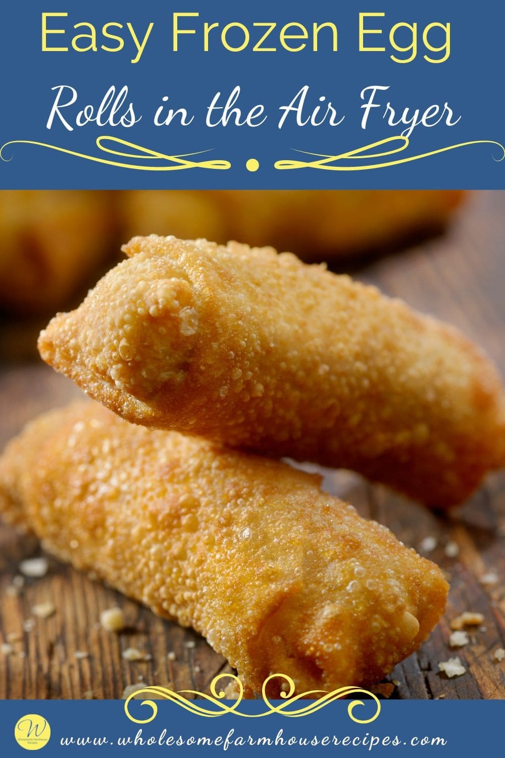 Easy Frozen Egg Rolls in the Air Fryer