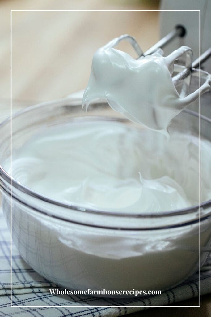 Whipping Cream Starting to Thicken