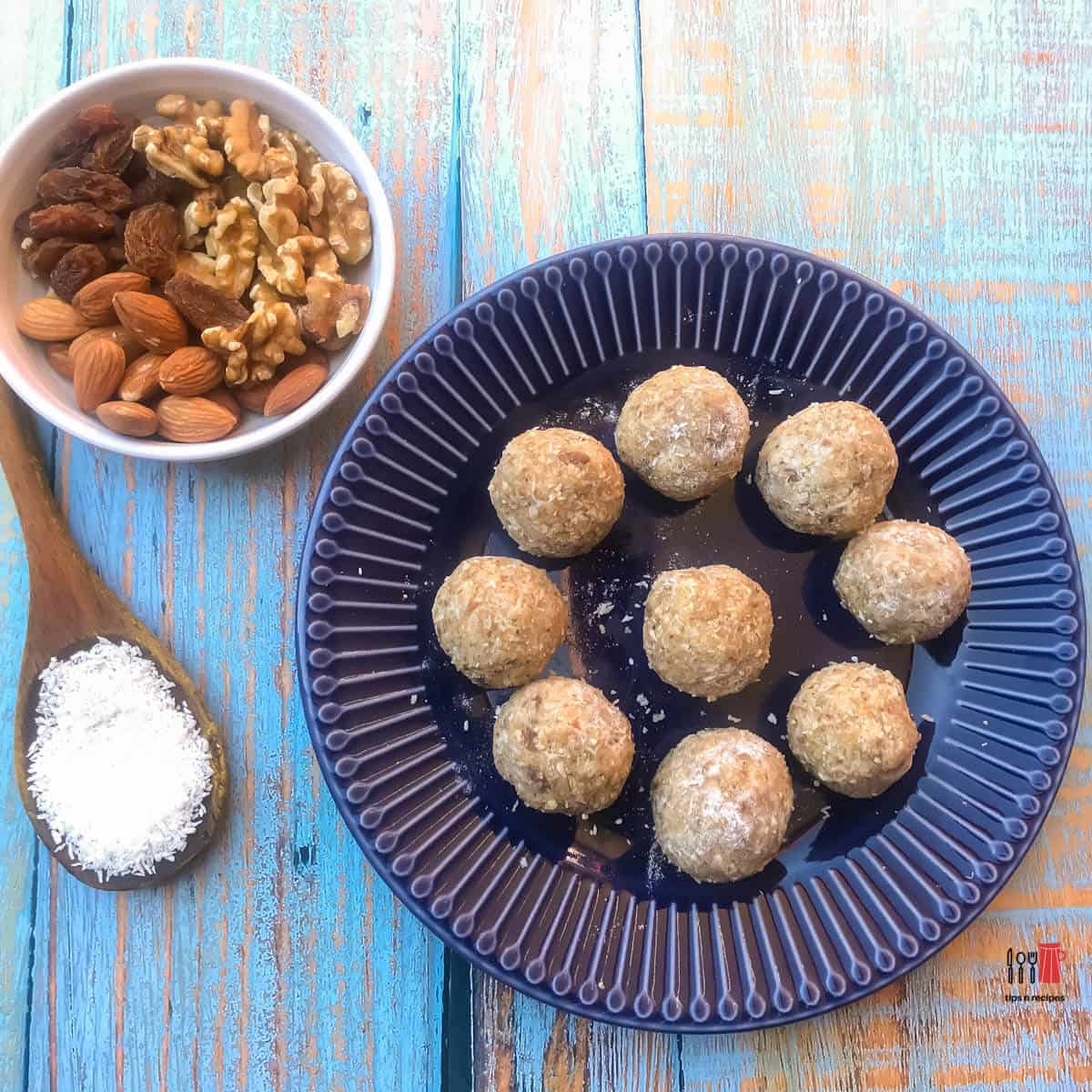 10 Mins Healthy Power Balls Recipe