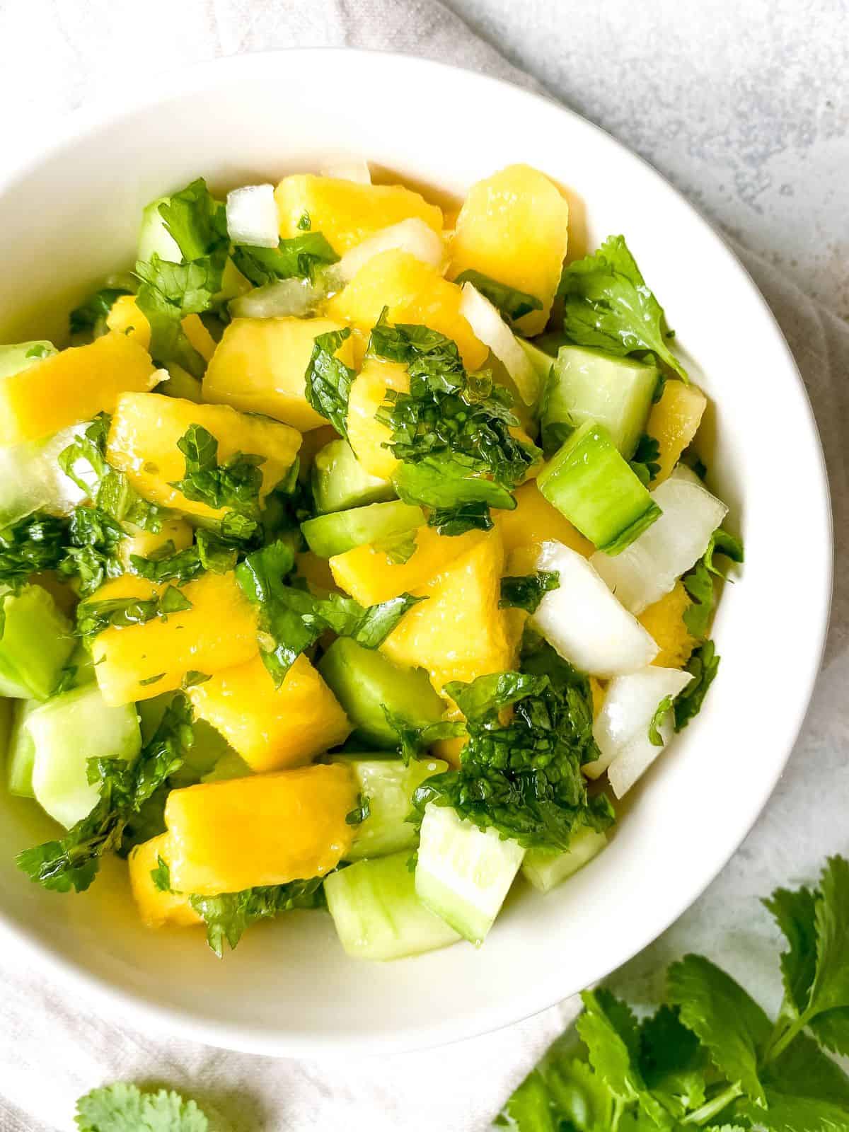 MANGO CUCUMBER SALAD