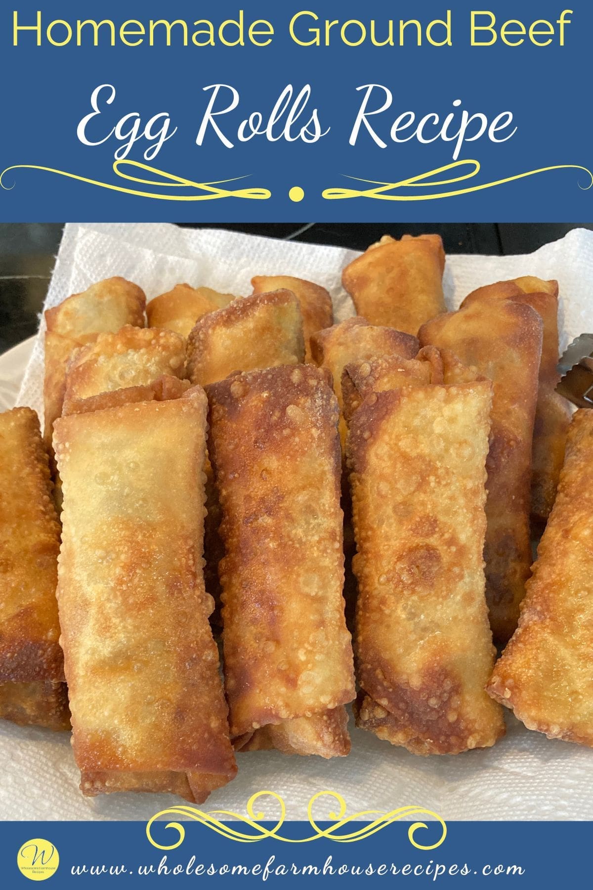 Homemade Ground Beef Egg Rolls Recipe