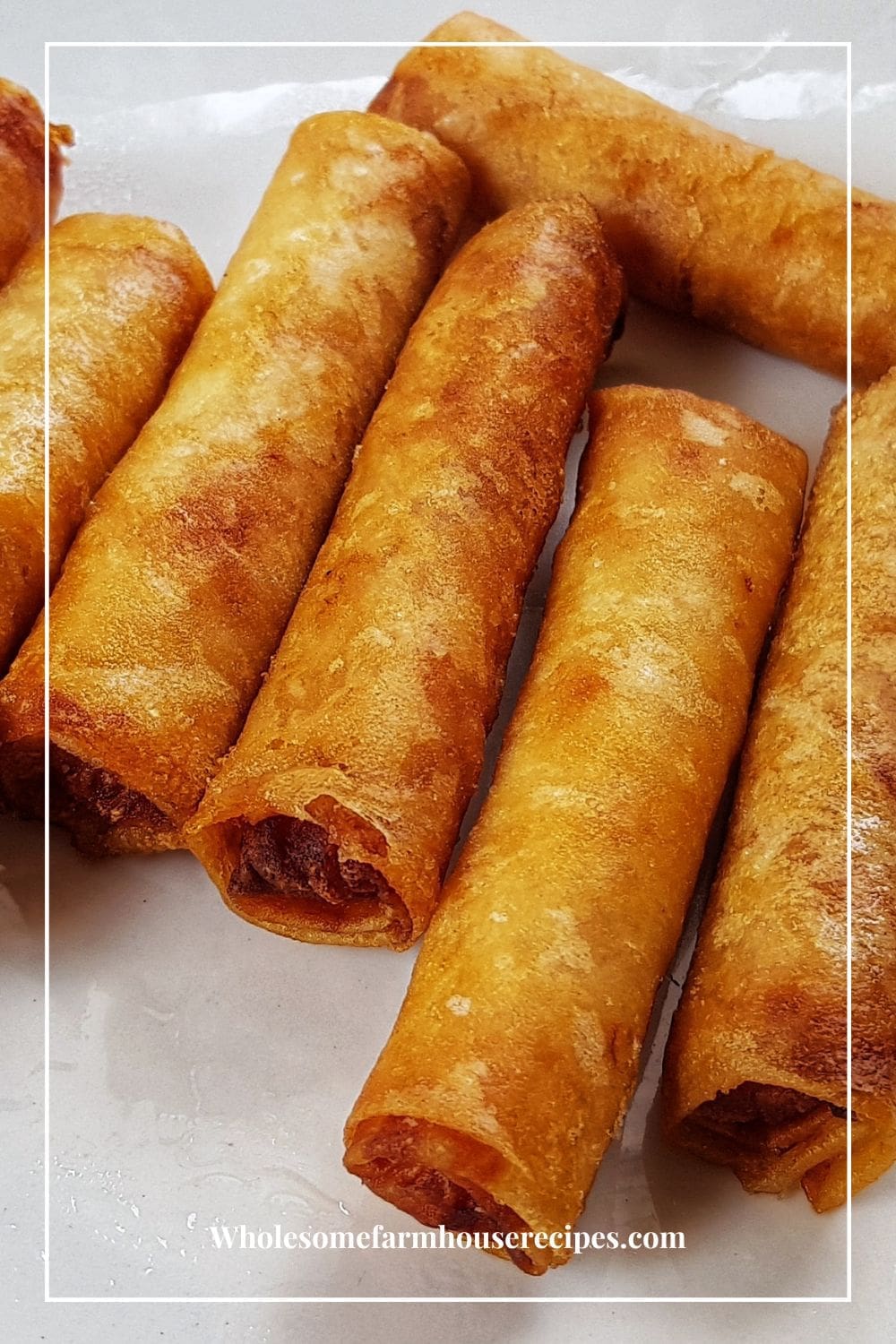 Lumpia on a Plate