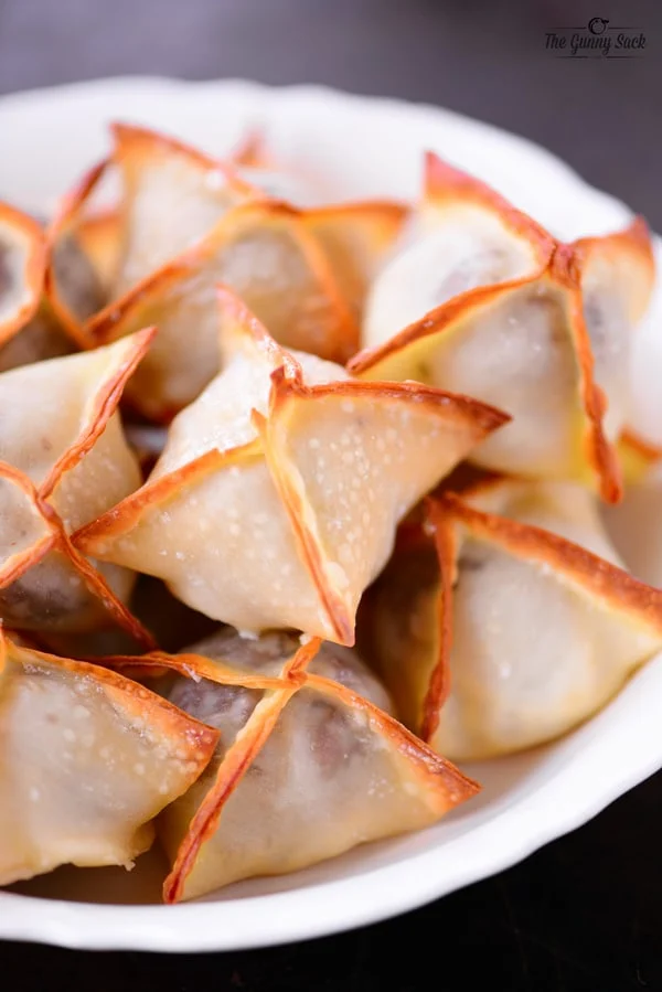 Baked Meatball Wontons