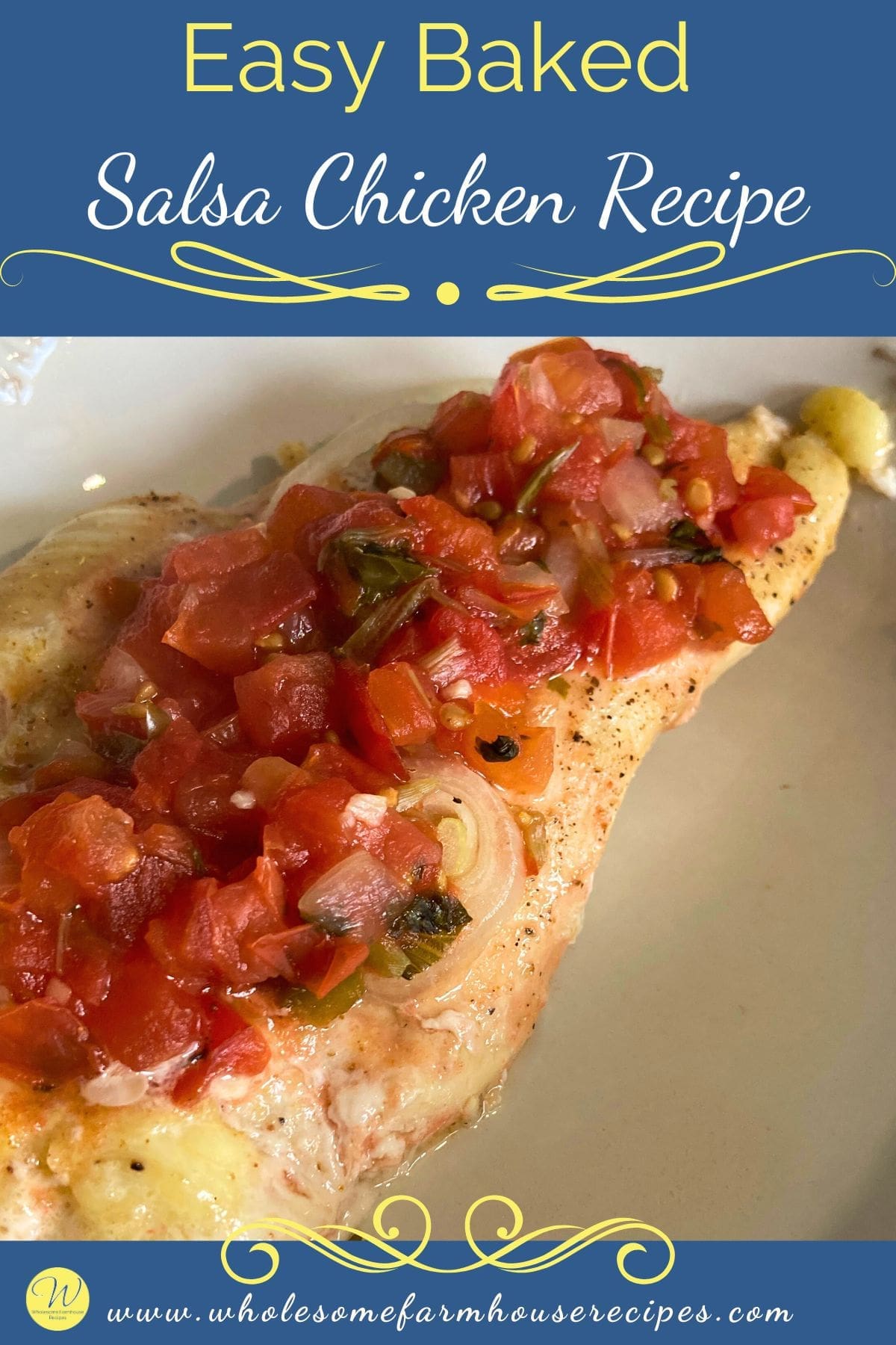 Easy Baked Salsa Chicken Recipe