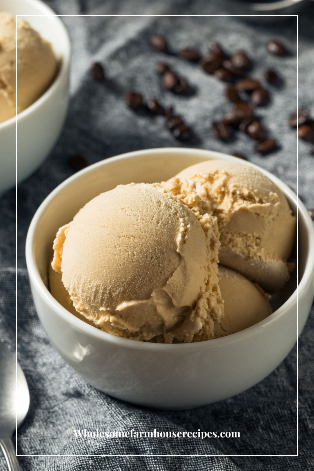 Homemade Coffee Flavored Ice cream