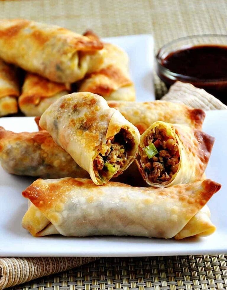Roll Recipe Homemade Egg Rolls Baked Roll Wrappers Apple Pie Air