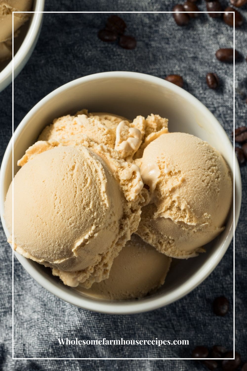 Scoops of Coffee Ice Cream