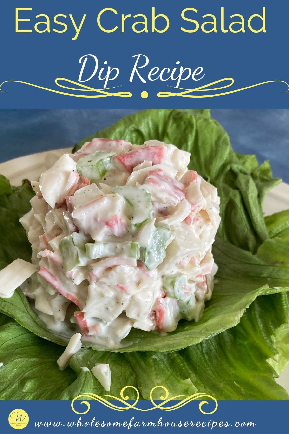 Easy Crab Salad Dip Recipe