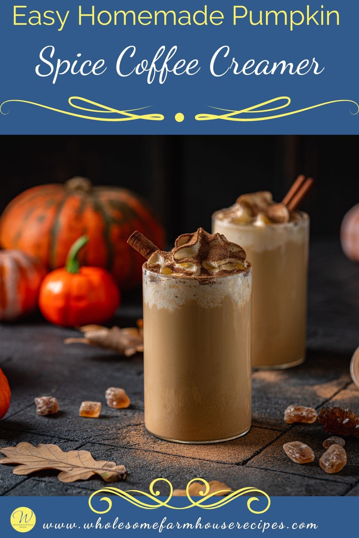 Easy Homemade Pumpkin Spice Coffee Creamer