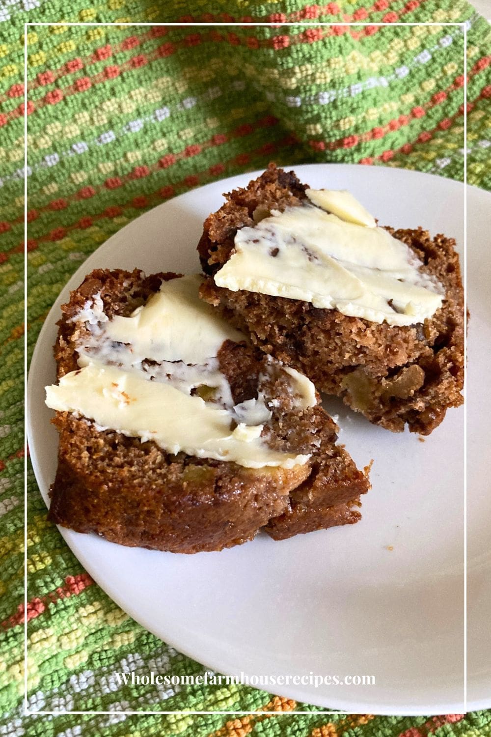 Apple Spice Quick Bread with Butter