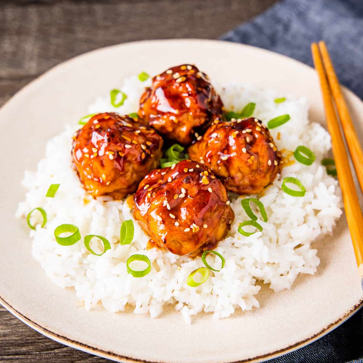 ASIAN CHICKEN MEATBALLS