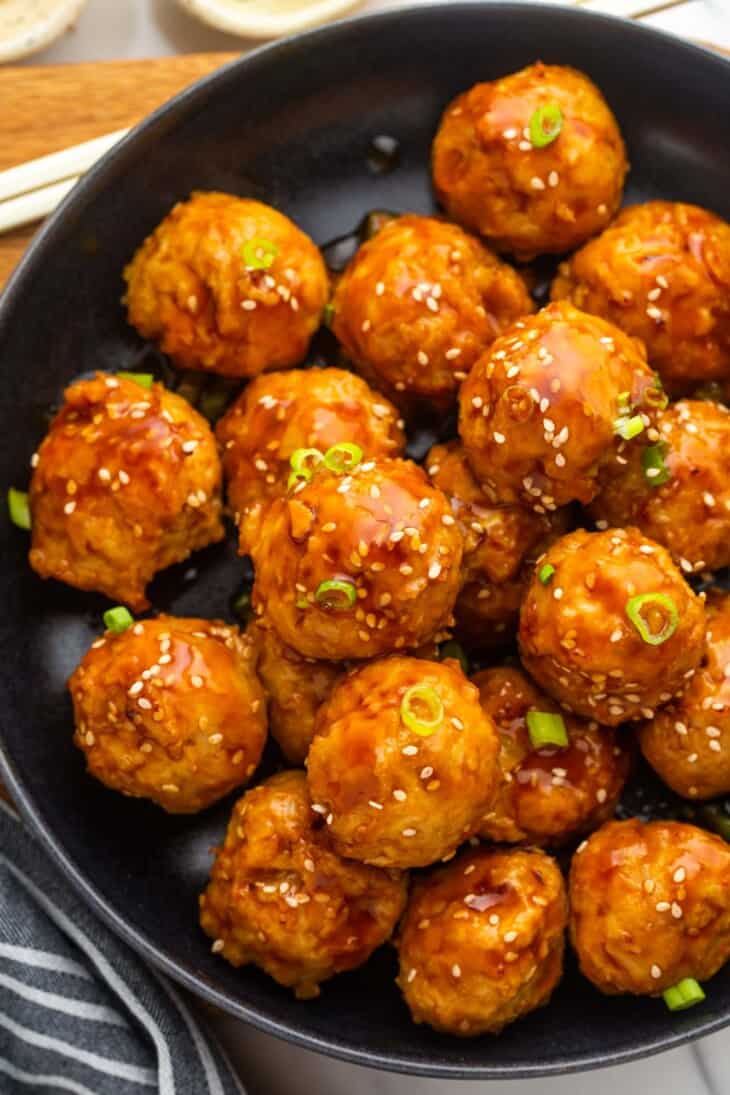 Asian Chicken Meatballs Easy