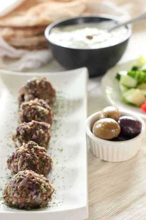 Easy Greek Meatballs