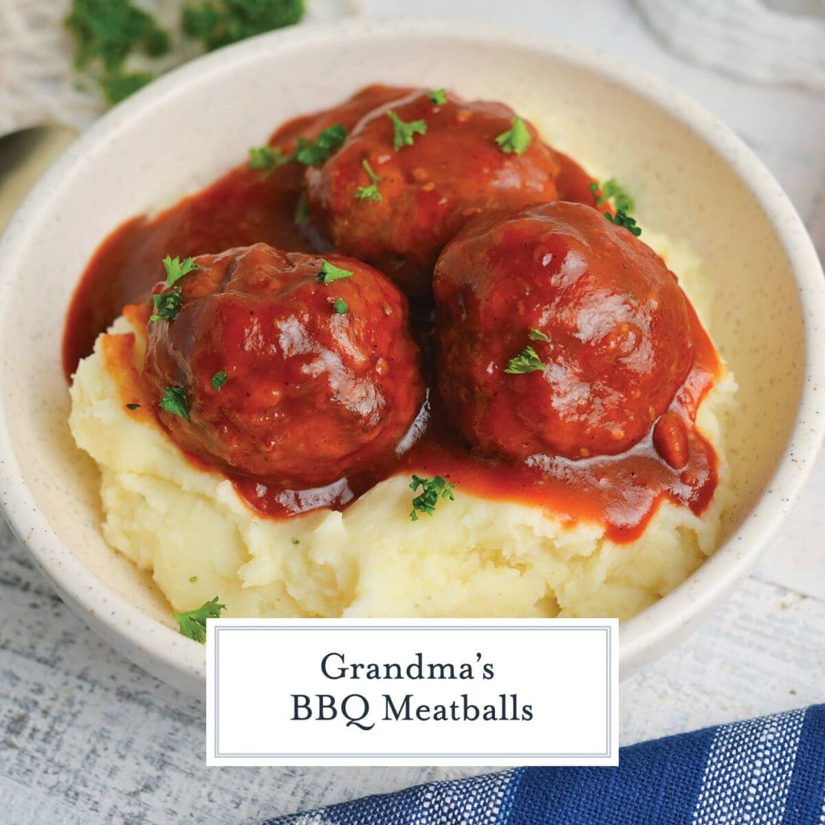 Grandma’s BBQ Meatballs