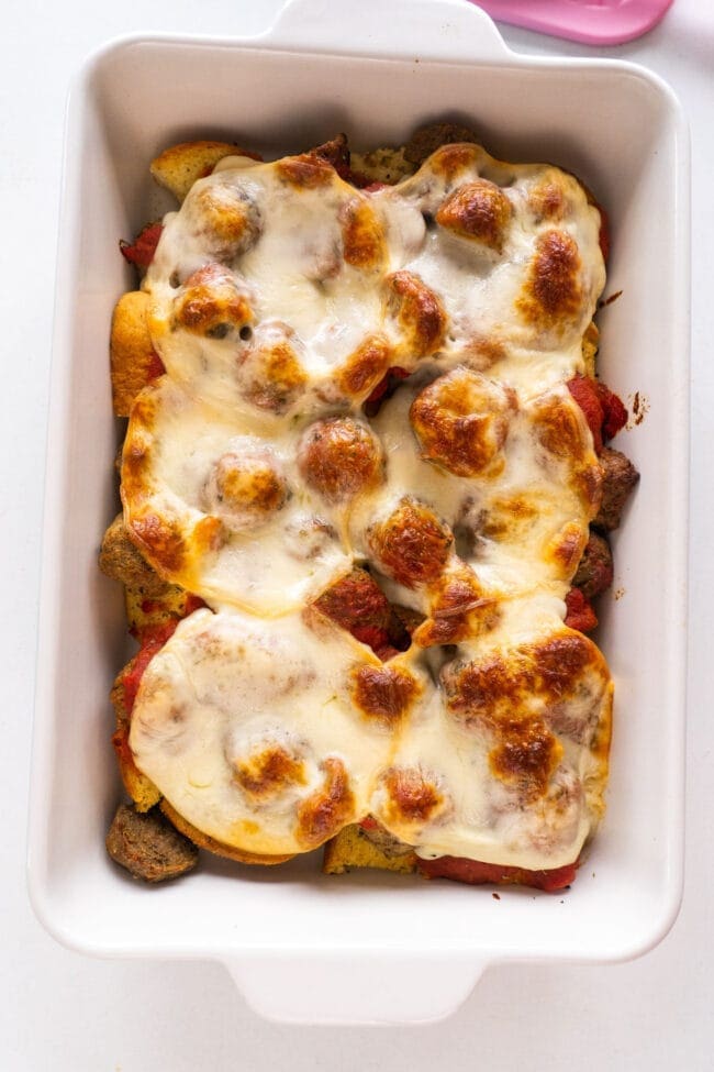 Meatball Texas Toast Casserole