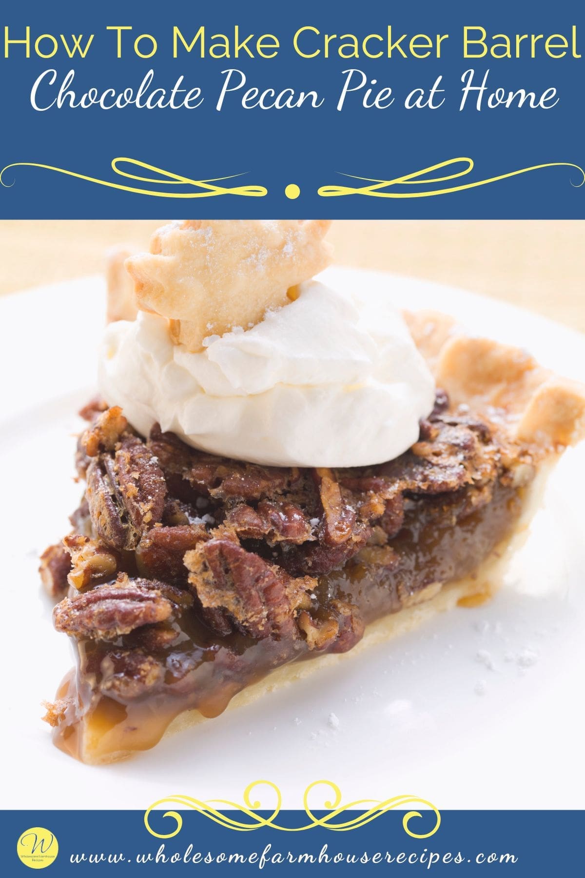 How To Make Cracker Barrel Chocolate Pecan Pie at Home